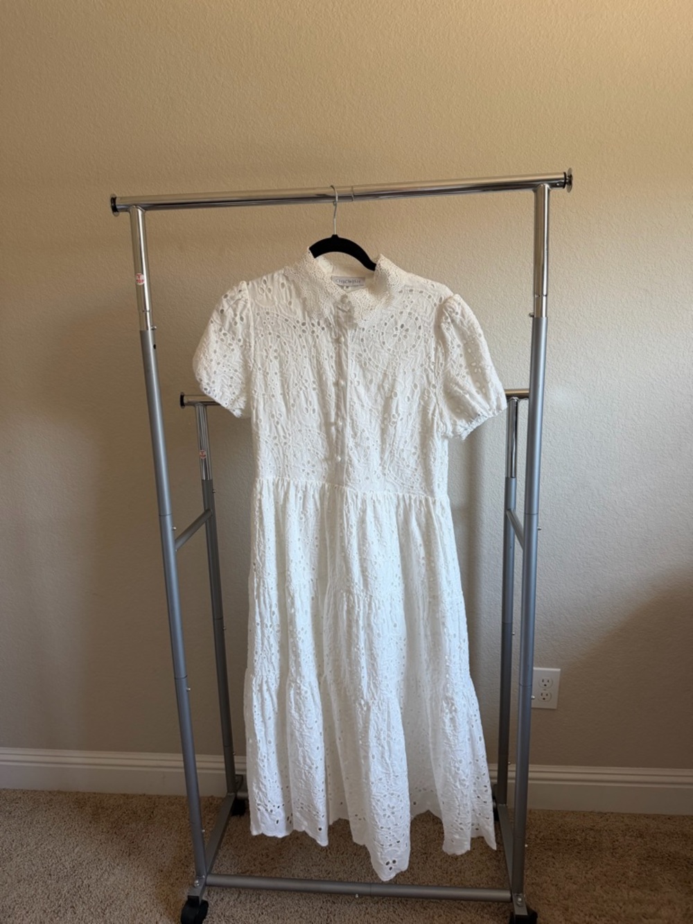 Chicwish Peter Pan collar midi dress